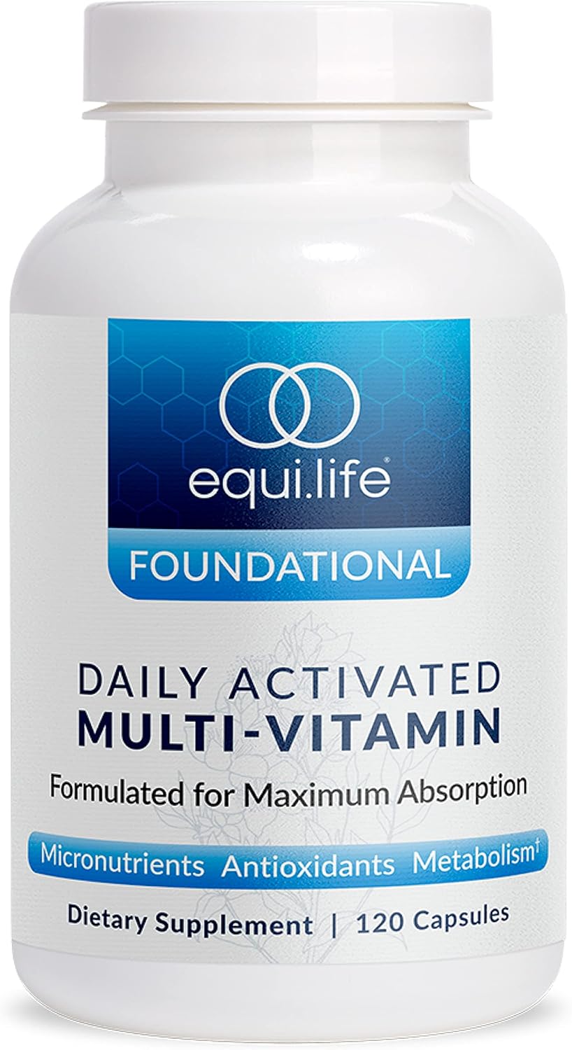 Equilife Daily Multi-Vitamin with 21 Essential Vitamins & Minerals, Antioxidant-Rich Formula for Immunity and Energy Boost, Overall Health Support (30 Servings)