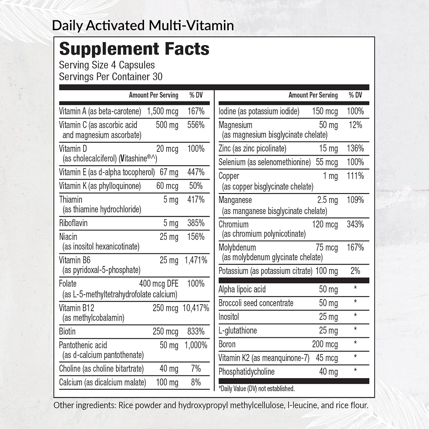 Equilife Daily Nutrition Bundle: Activated B Complex, Full Spectrum Magnesium, Multi-Vitamin - 60 ct, 180 ct, 30 Servings