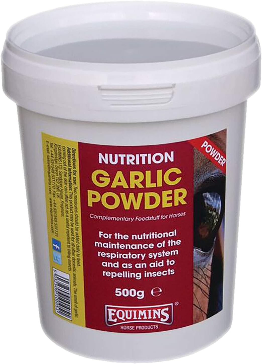Equimins 3kg Garlic Powder Refill Bag for Horse Nutrition and Supplements