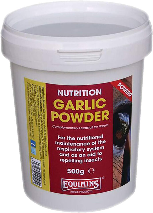Equimins 3kg Garlic Powder Refill Bag for Horse Nutrition and Supplements