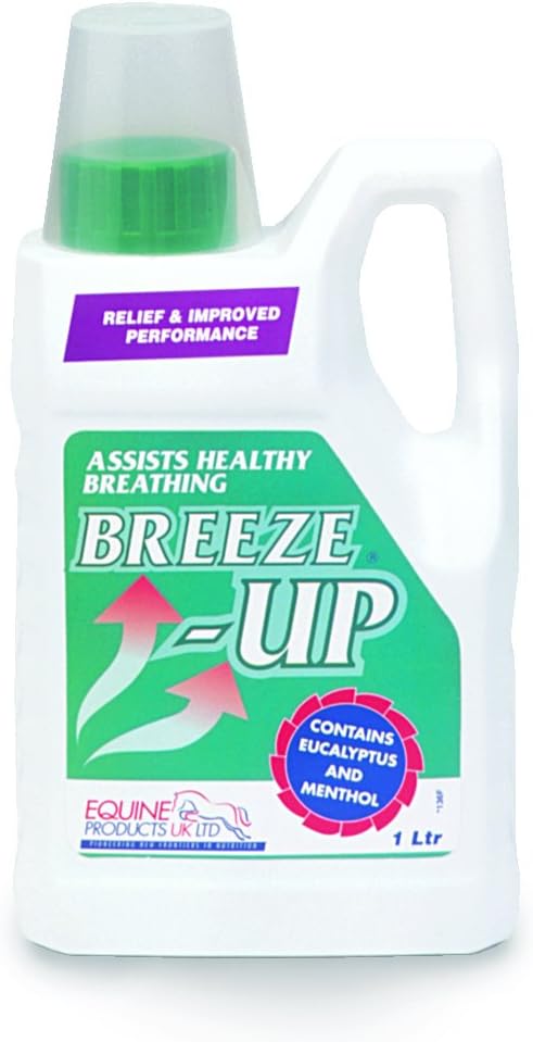 Equine Breeze-Up Horse Nutrition - 1 Litre Supplement for Healthy Breathing & Performance