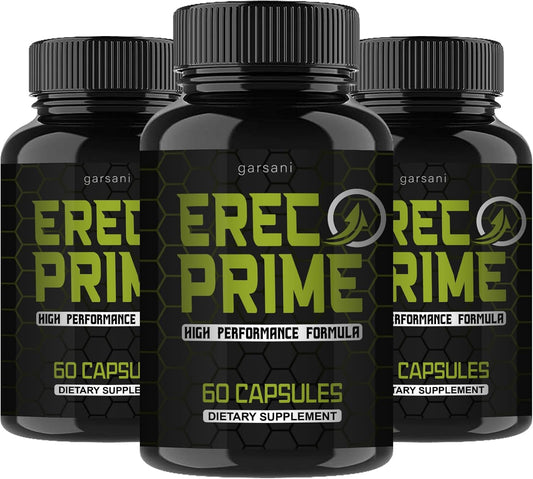 Erec Prime Advanced Formula - Garsani Erec Prime 3 Pack with 180 Capsules