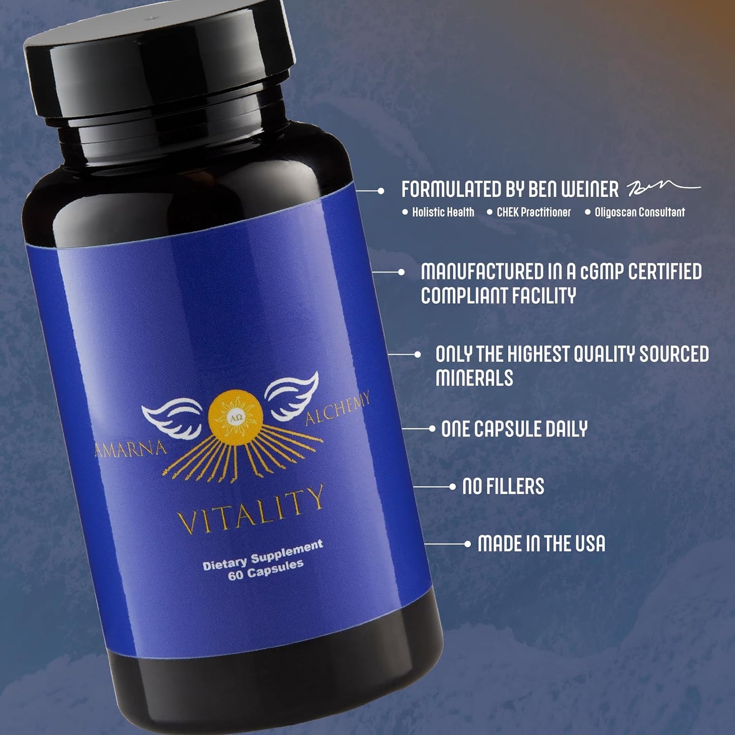 Essential Trace Minerals Supplement for Immune Support & Joint Health - Zinc, Copper, Selenium, Boron - 60 Capsules