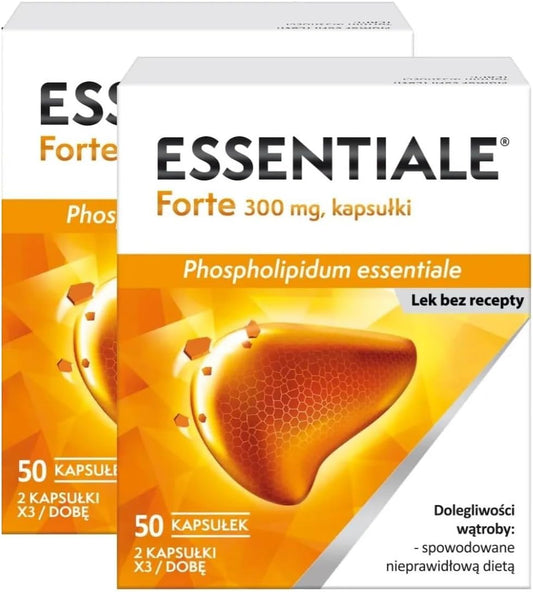 Essentiale Forte 300mg 50 Capsules Duo Pack - Pack of 2