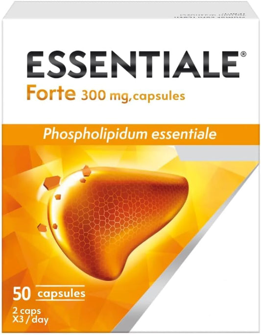 Essentiale Forte 300mg Capsules - Pack of 150, White Color