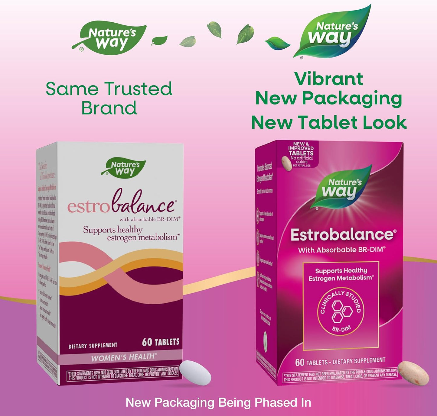 Estrobalance BR-DIM for Healthy Estrogen Metabolism - Vegan & Gluten Free - 60 Tablets