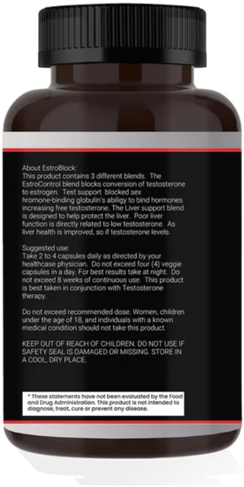 EstroBlock Focus Pharmacology Supplement - 120 Capsules for Hormone Balance