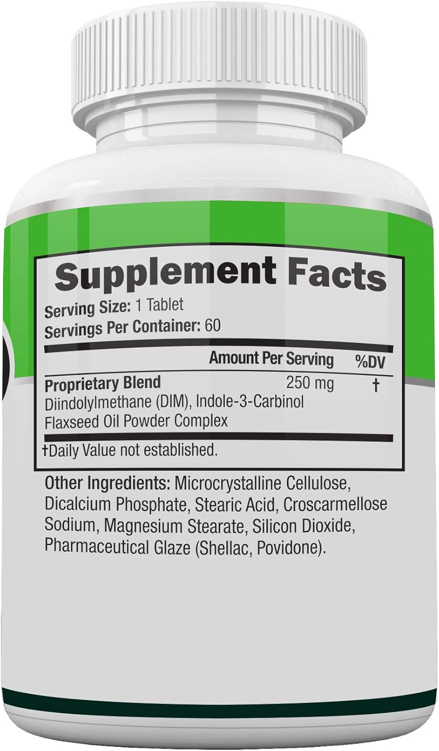 Estrohalt Estrogen-Blocker Supplement - Natural Aromatase Inhibitor for Hormone Balance - DIM & I3C Pills for Men & Women