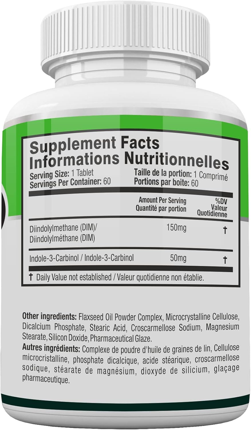 Estrohalt Estrogen-Blocker Supplement - Natural Aromatase Inhibitor for Hormone Balance - DIM & I3C Pills for Men & Women