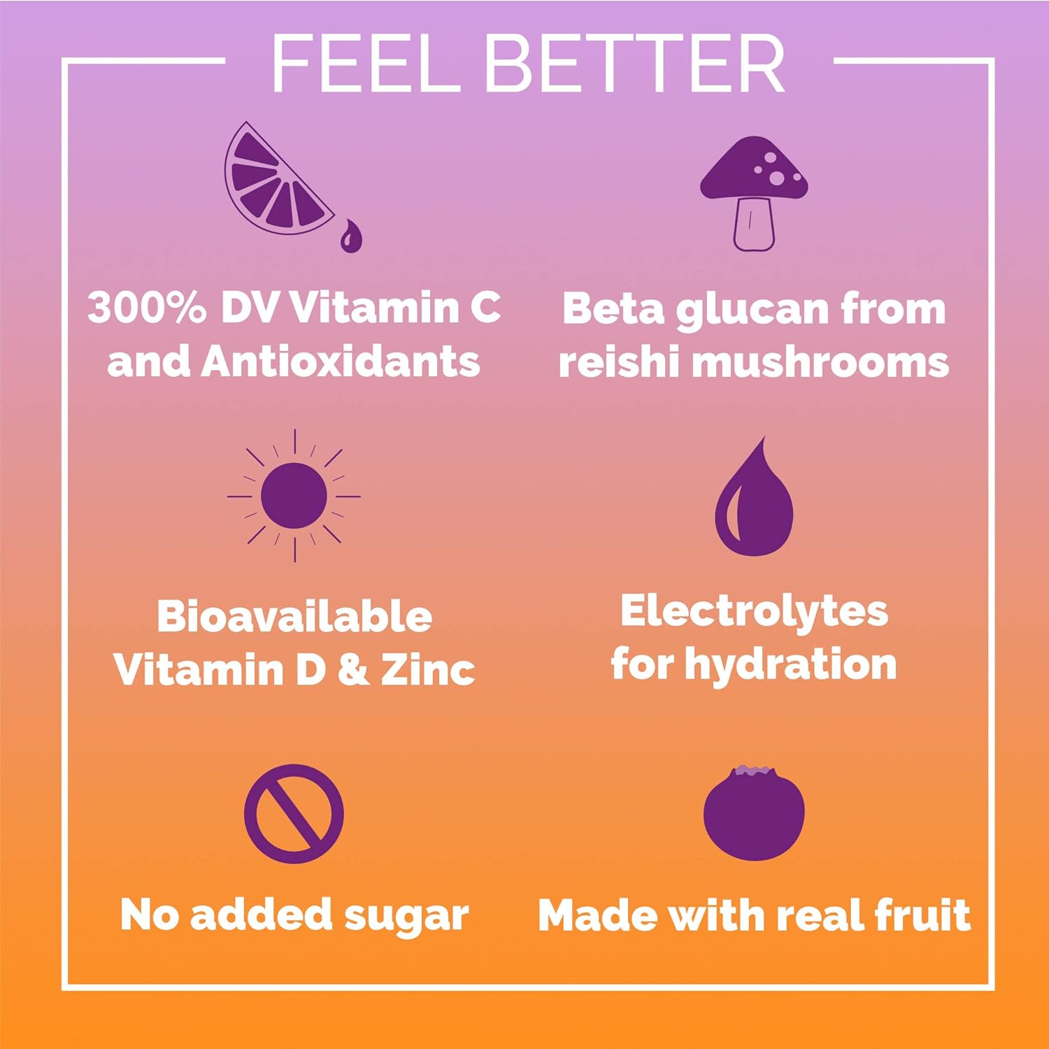 Ethan's Organic Elderberry Drink Mix Powder Packets - Immunity & Hydration Support - Real Fruit, Vitamin C, D, Zinc - No Sugar - 30 Pack