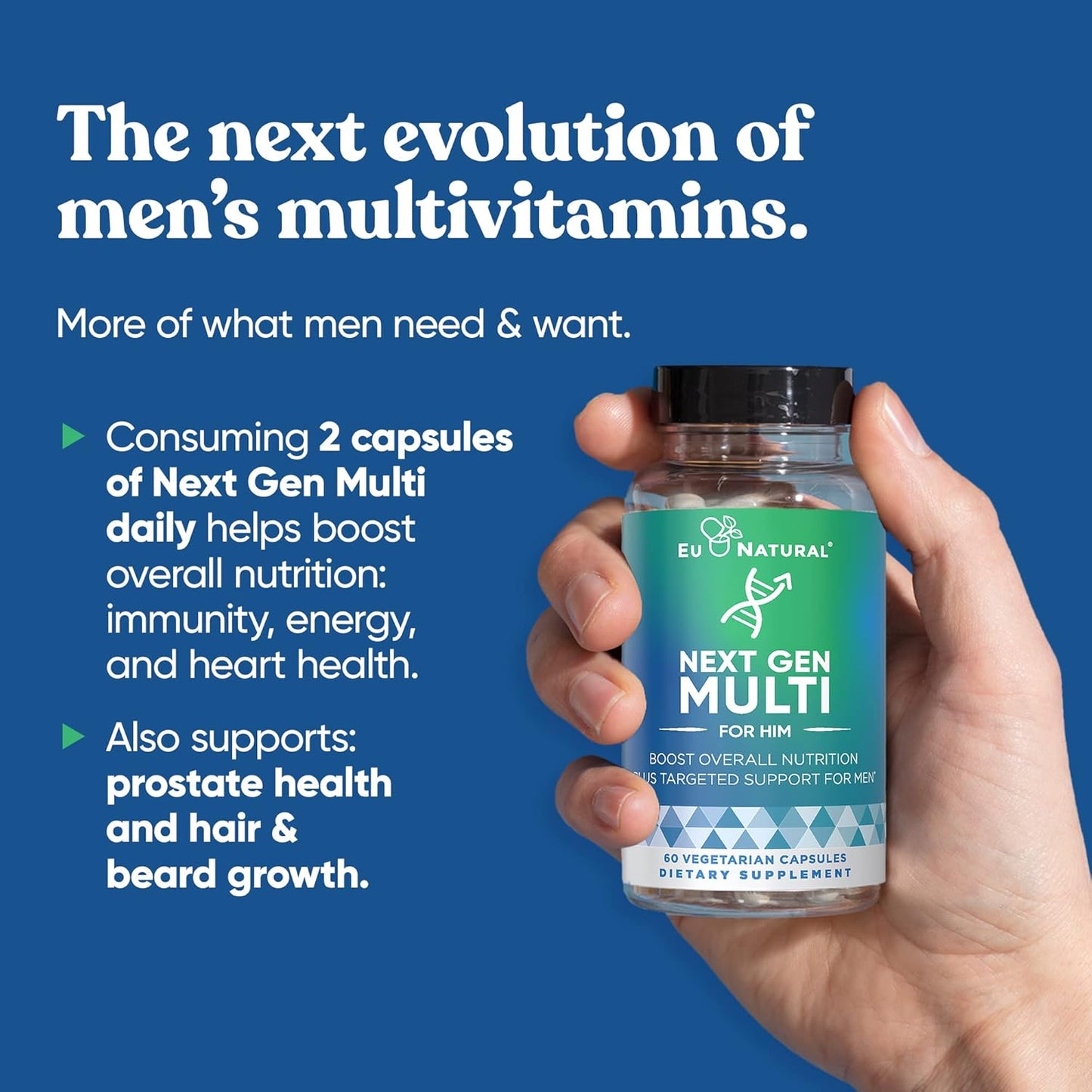 Eu Natural Next Gen Multivitamin Bundle for Men and Women - Complete Daily Support for Energy, Heart, Bone, Hair, Skin Health and More