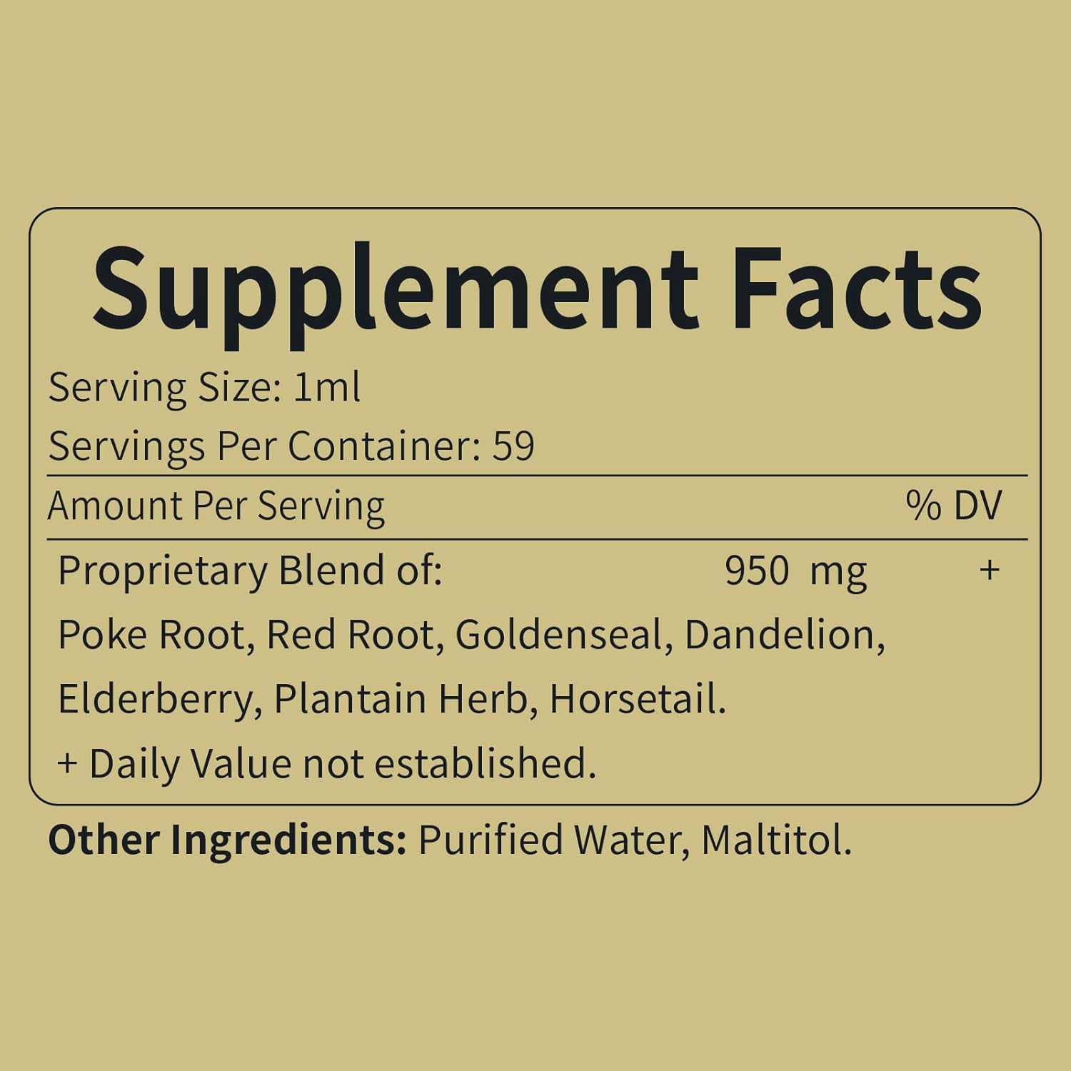 Eubrition Lymph System Support Drops - 7-in-1 Formula with Goldenseal & Dandelion Extracts for Lymphedema & Immune Support - 4oz
