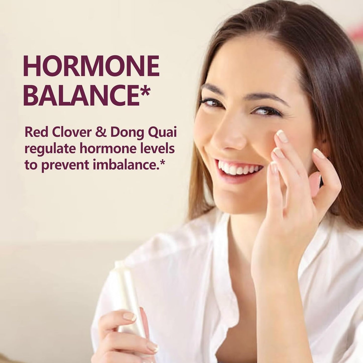 Eubrition Red Clover Hormone Harmony Drops for Women - Menopause Relief & Bone Health Support with Dong Quai, Shatavari, Wild Yam, Vitex Berry Extract - 2oz