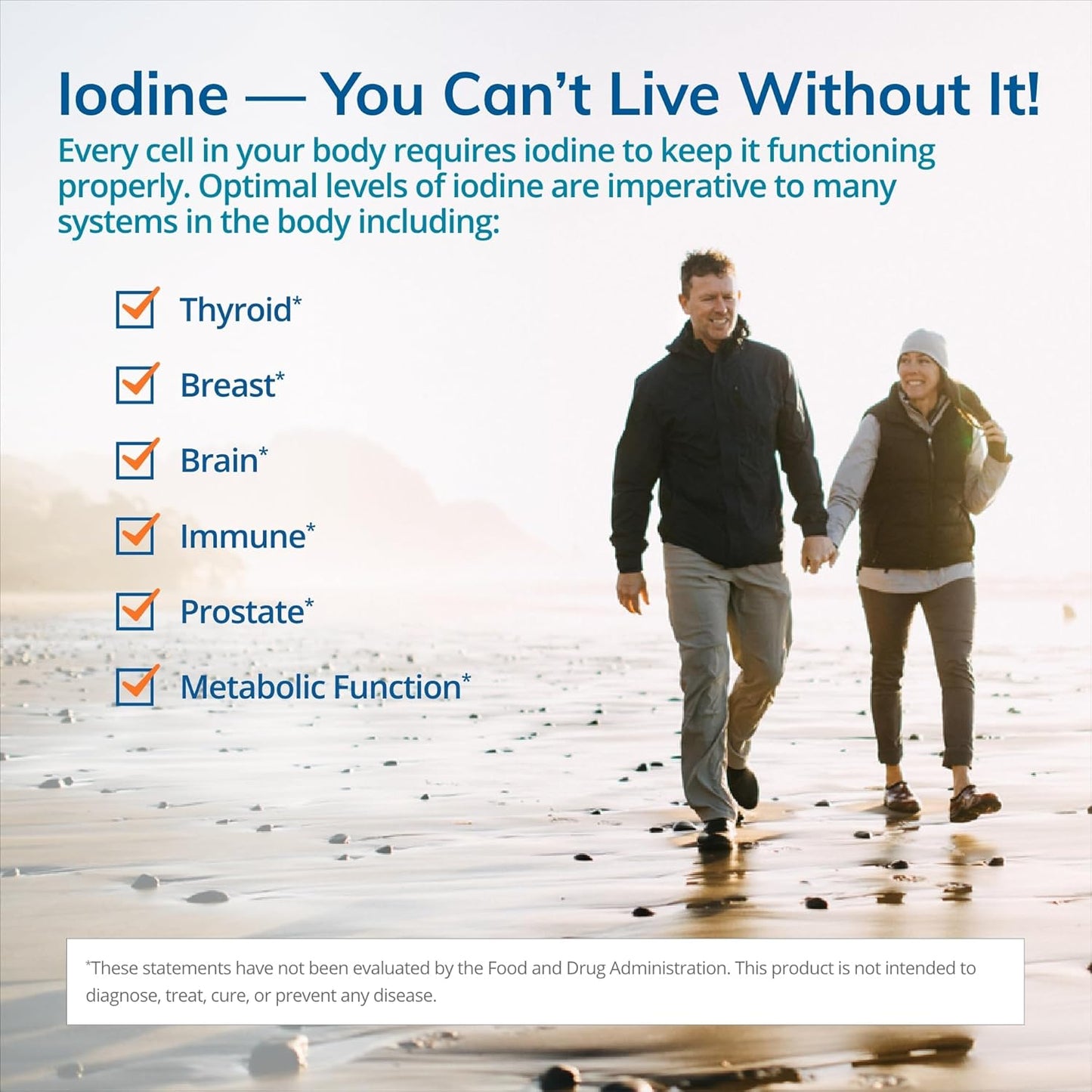 EuroMedica Tri-Iodine 12.5mg Capsules - Pack of 2, 90 Capsules Each - Supports Thyroid & Immune Health - Potassium Iodide, Sodium Iodide, Molecular Iodine - 180 Servings Total