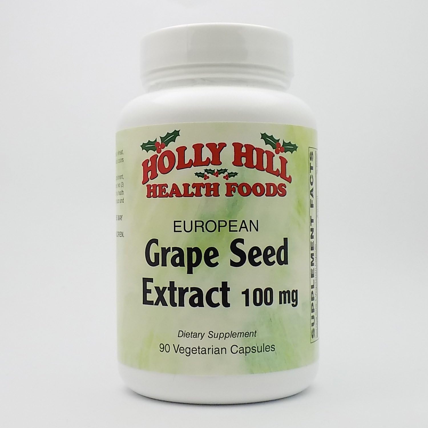 European Grape Seed Extract 100 MG Capsules by Holly Hill Health Foods - 90 Count