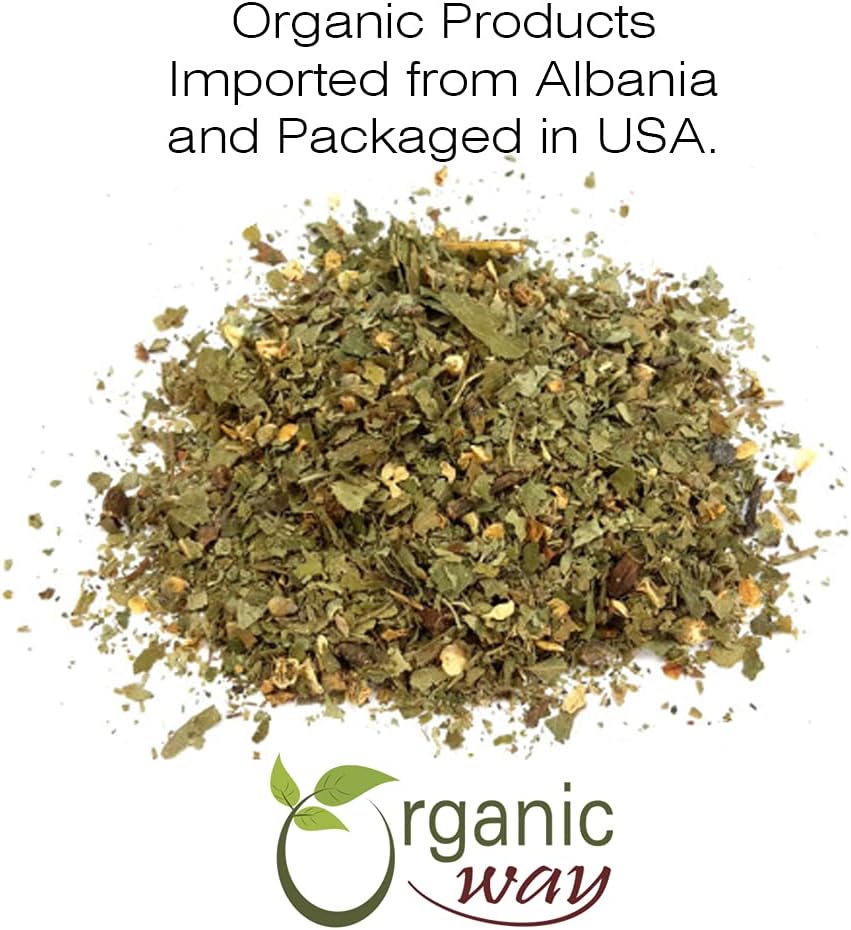 European Wild-Harvested Hawthorn Leaf and Flower Herbal Tea - Organic Cut & Sifted | Non-GMO, Gluten-Free | USDA & Kosher Certified - 4 Oz from Albania