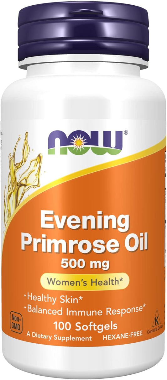 Evening Primrose Oil Softgels - NOW Foods NOW Solutions, 500 mg, 100 Count
