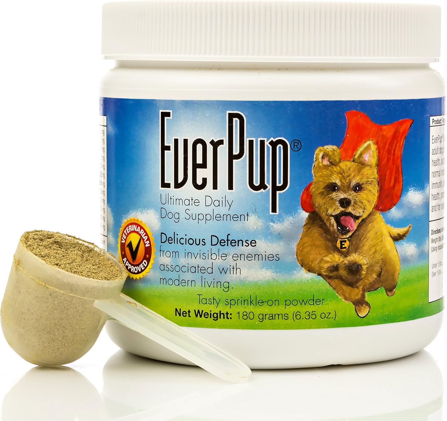EverPup Ultimate Dog Supplement for Healthy Joints, Immunity, Digestion, Skin - Glucosamine, Prebiotics, Probiotics, Apoptogens, Vitamins, Minerals