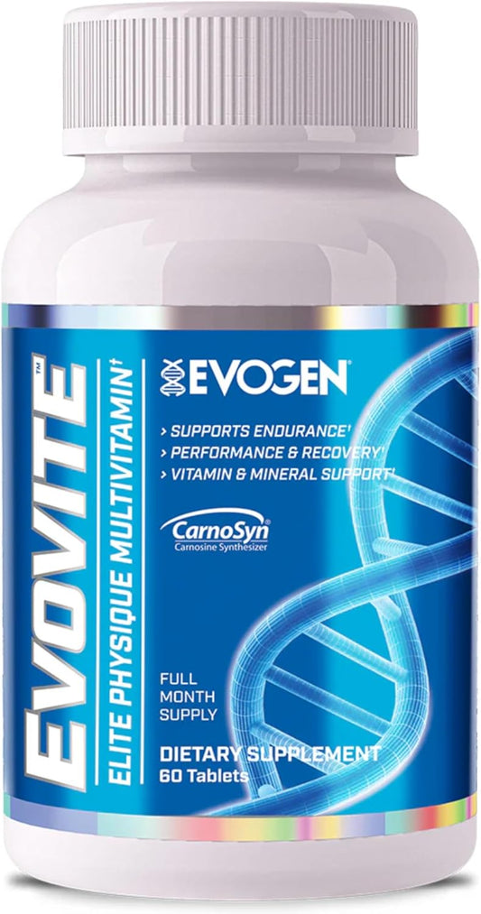 Evogen Evovite Multivitamin - Advanced Formula for Women & Men | Supports Endurance, Recovery, Joint Health | Vitamins & Minerals | 30 Servings