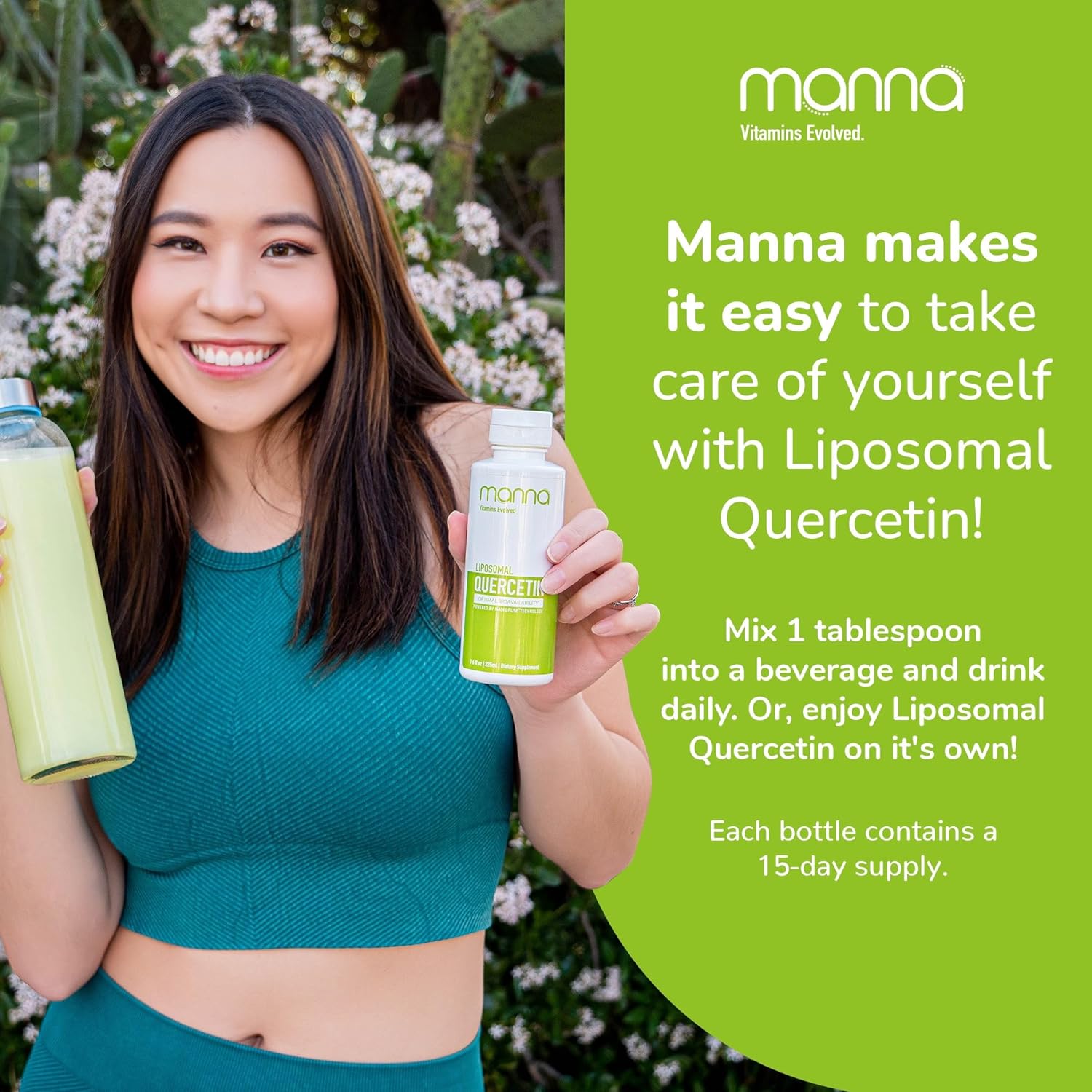 Evolved Liposomal Quercetin by Manna Vitamins - Enhanced Absorption Formula