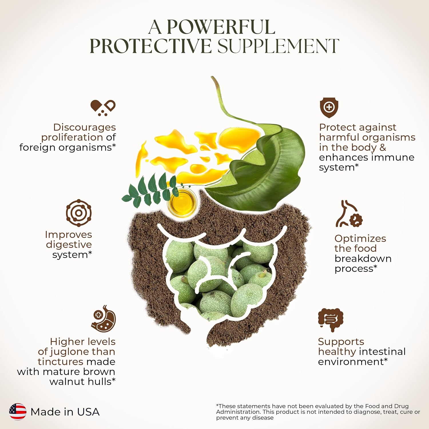 Extra Strength Dr. Hulda Clark Original Green Black Walnut Hull Tincture - 4 oz