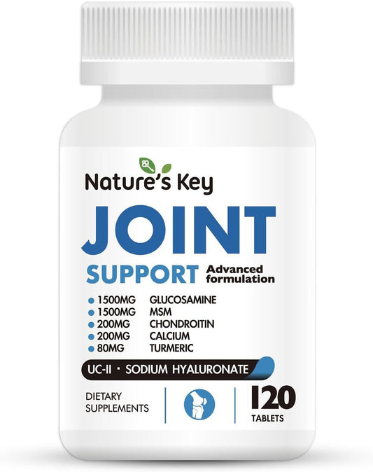 Extra Strength Glucosamine Chondroitin MSM Complex for Healthy Joints & Cartilage - 120 Tablets