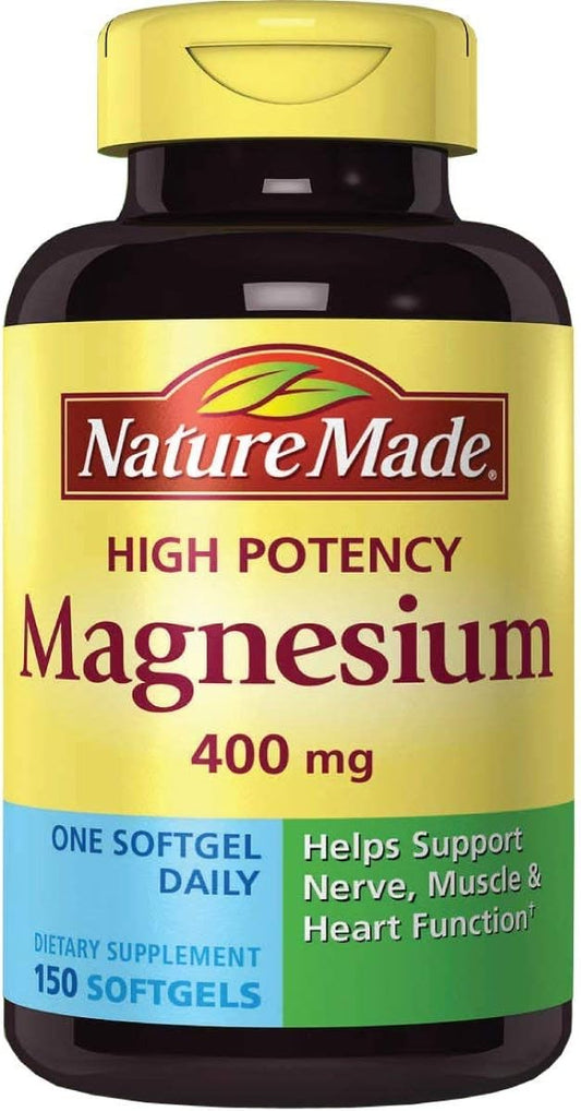 Extra Strength Nature Made Magnesium 400mg Softgels - 150 Count