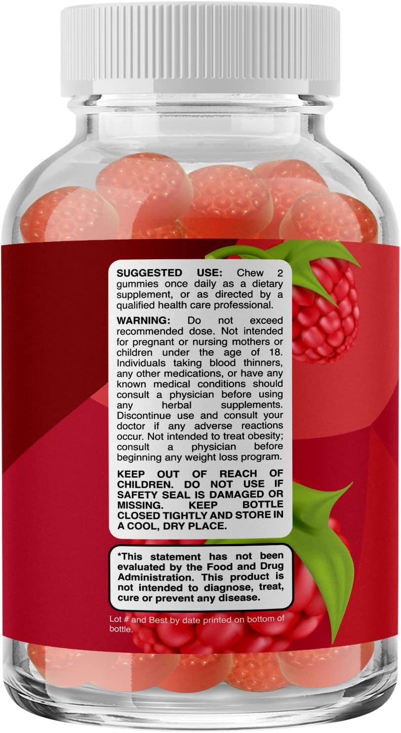 Extra Strength Phytoral Vegan Vitamin B12 Gummies - Daily Energy Support for Women and Men - 1000mcg B12 Per Serving - Raspberry Flavor - Gluten Free