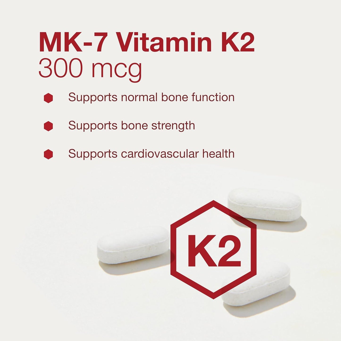 Extra Strength Protocol MK-7 Vitamin K2 Supplement for Bone Health & Vascular Elasticity - Non-GMO & Vegan - 60 Veg Capsules - BoostGo Australia