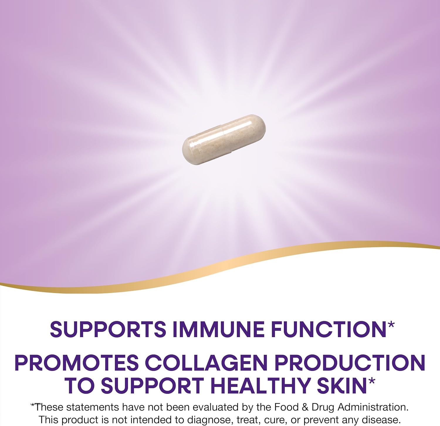 Extra Strength Vitamin C with Bioflavonoids for Immune Health & Healthy Skin - 100 Vegan Capsules