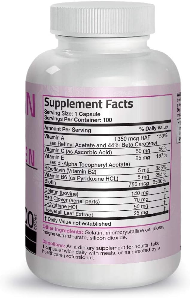 Extra Strength Women's Hair, Skin, and Nails Supplement with Ultra Biotin 10,000 Mcg