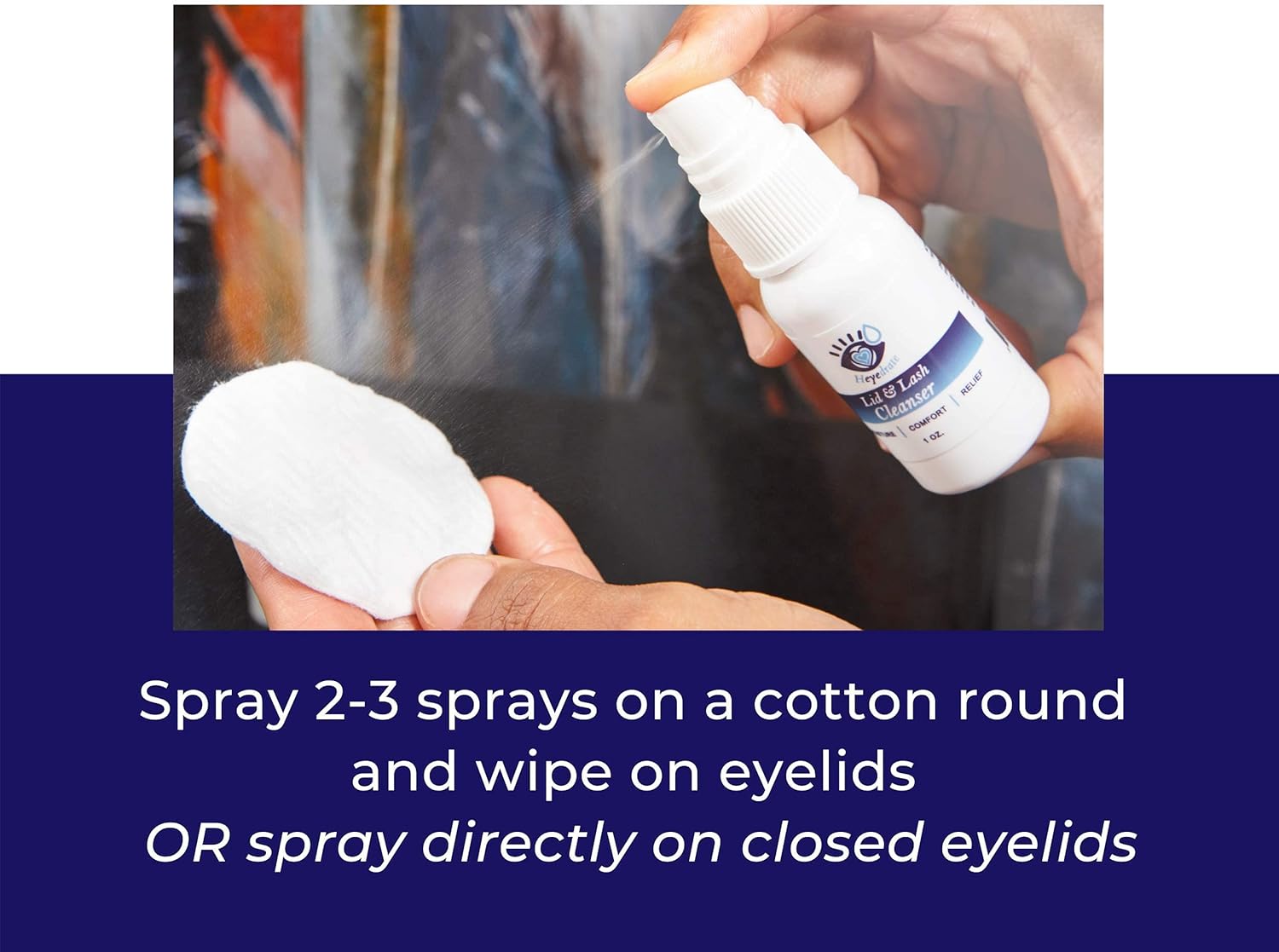 Eye Health Bundle: Omega 3 Fish Oil, Heated Eye Mask, Tea Tree Face Wash for Relief from Irritated Eyes