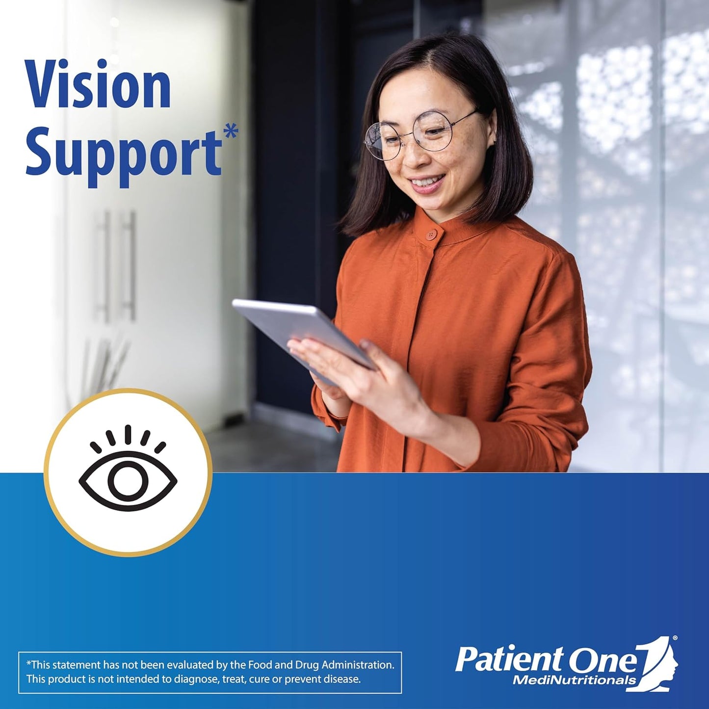 Eye Health Supplement with Lutein, Zeaxanthin, Meso-Zeaxanthin - 30 Capsules for Blue Light Filtering