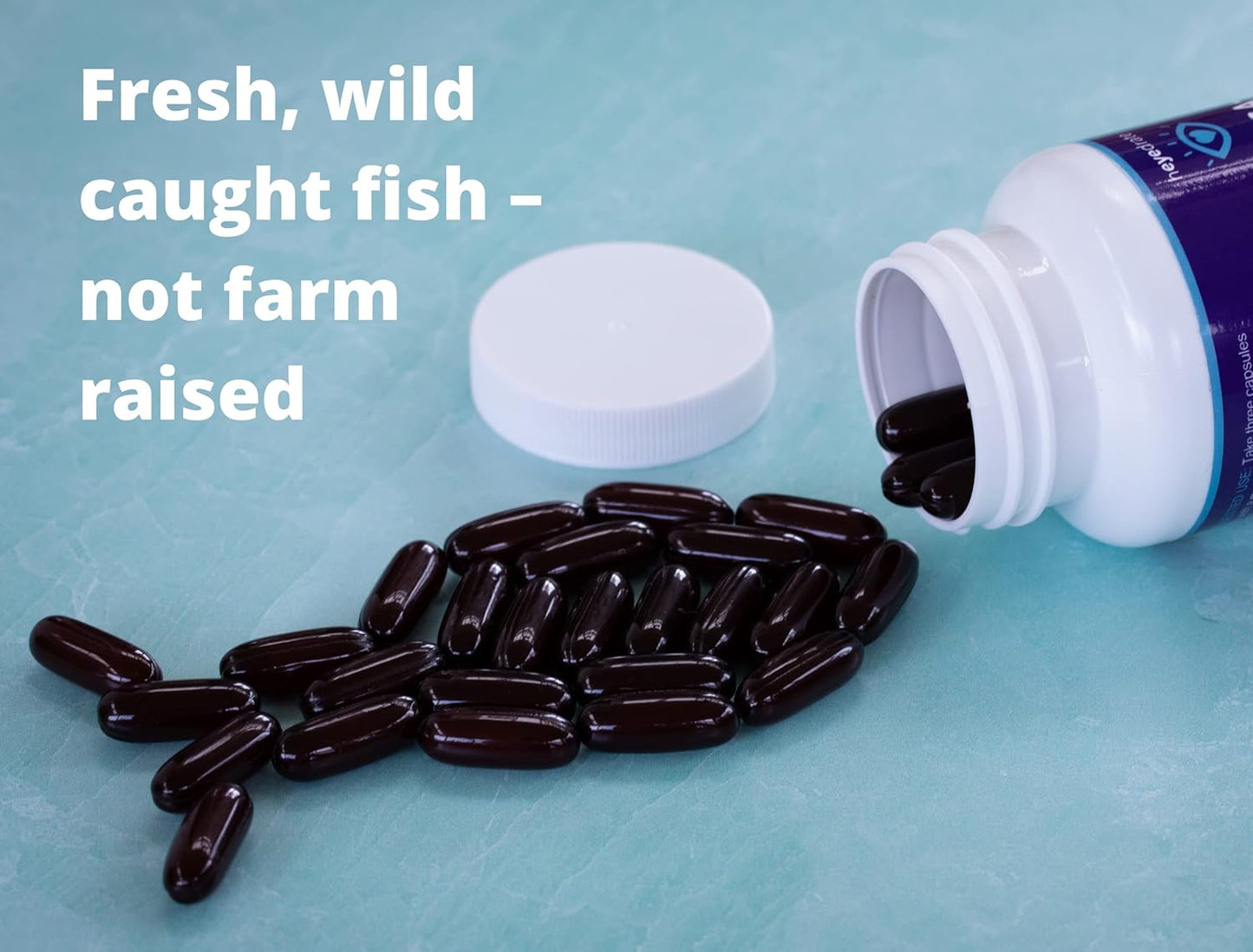 Eye Health Support Softgel Supplement with Triglyceride Omega 3 Fish Oil - Easy to Swallow, Burpless - 90 Count