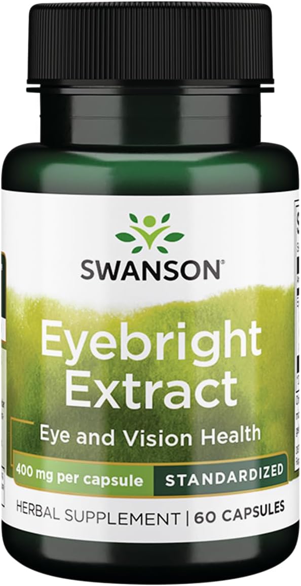 Eyebright Extract Capsules - 400mg, 60 Count by Swanson