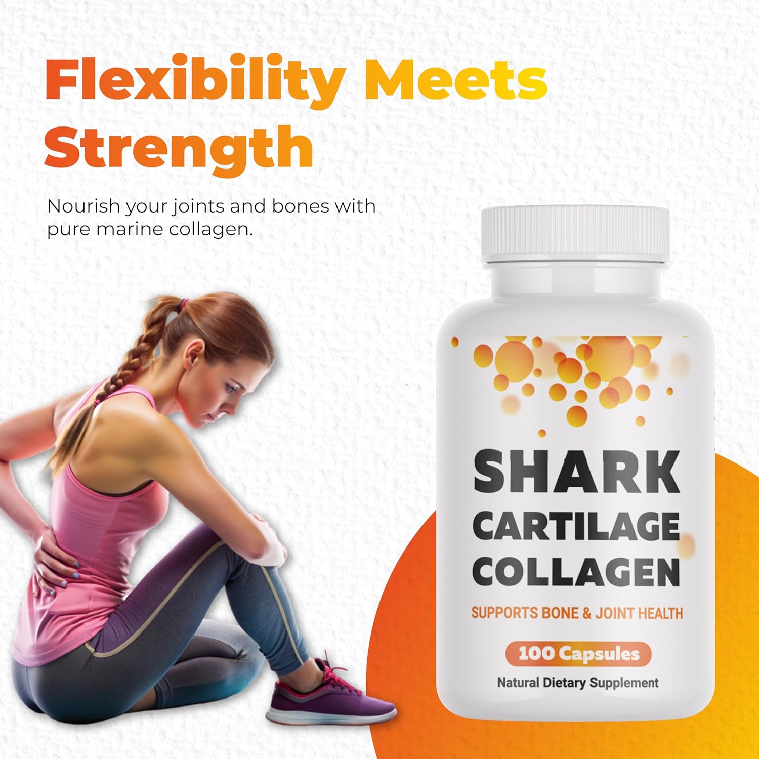 FabLab Non-GMO Nutritional Supplement with Hydrolyzed Peptides for Joint, Nerve, and Bone Support - Anti-Aging Dietary Product