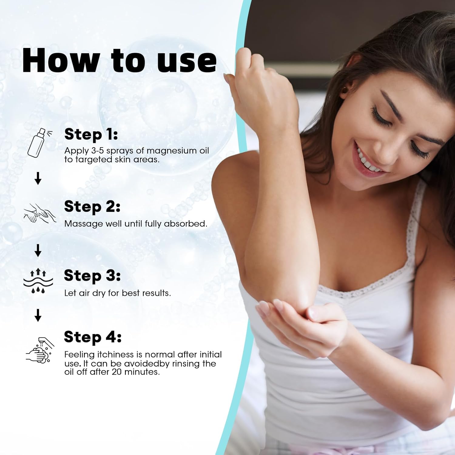 Family Size Magnesium Oil Spray for Feet & Body - 13.19 oz Pure Topical Solution for Leg Cramps, Joint Health, Sleep Support, Skin & Hair Nourishment - Natural Ancient Minerals