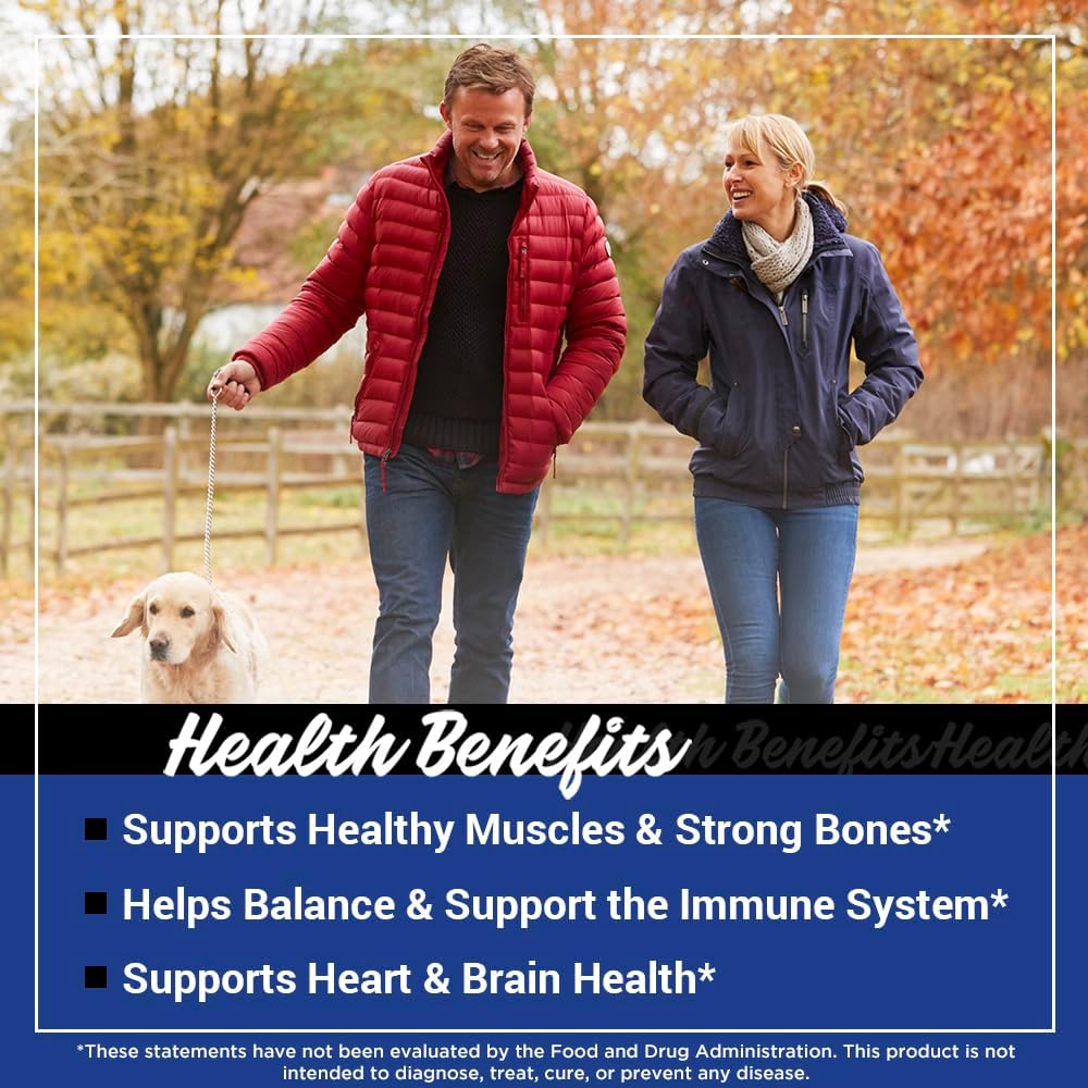 FarmHaven Magnesium Glycinate & Malate Complex with Vitamin D3 - Chelated for Max Absorption - Vegetarian - 180 Capsules - Supports Bone Health, Nerves, Muscles - 90 Day Supply