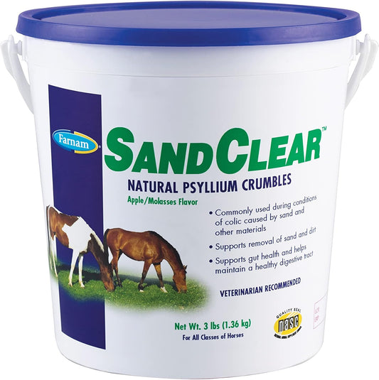 Farnam SandClear Fiber Crumbles for Digestive Health in Horses - 6.75 lbs