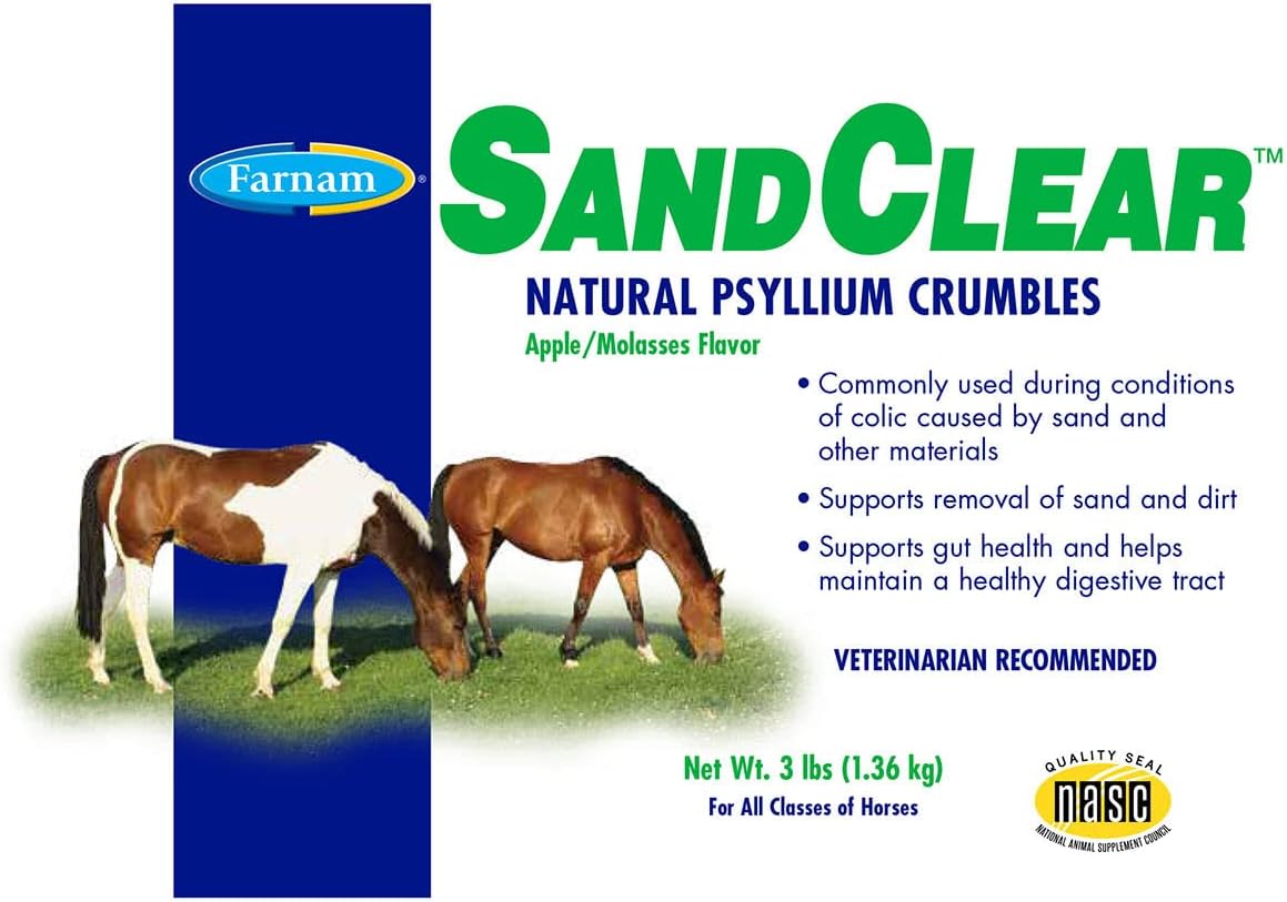 Farnam SandClear Fiber Crumbles for Digestive Health in Horses - 6.75 lbs