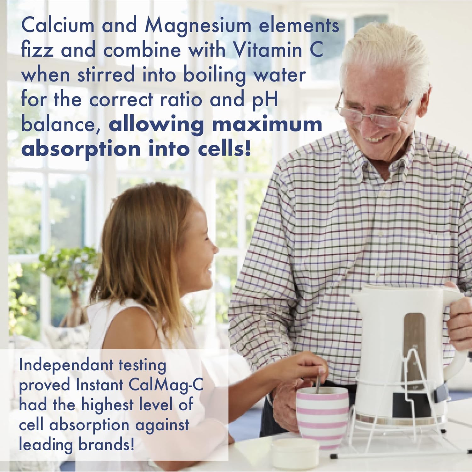 Fast-Absorbing Sunshine Vitamins Cal Mag C - Replenish Calcium & Magnesium, Enhance Body Function - Improved Sleep