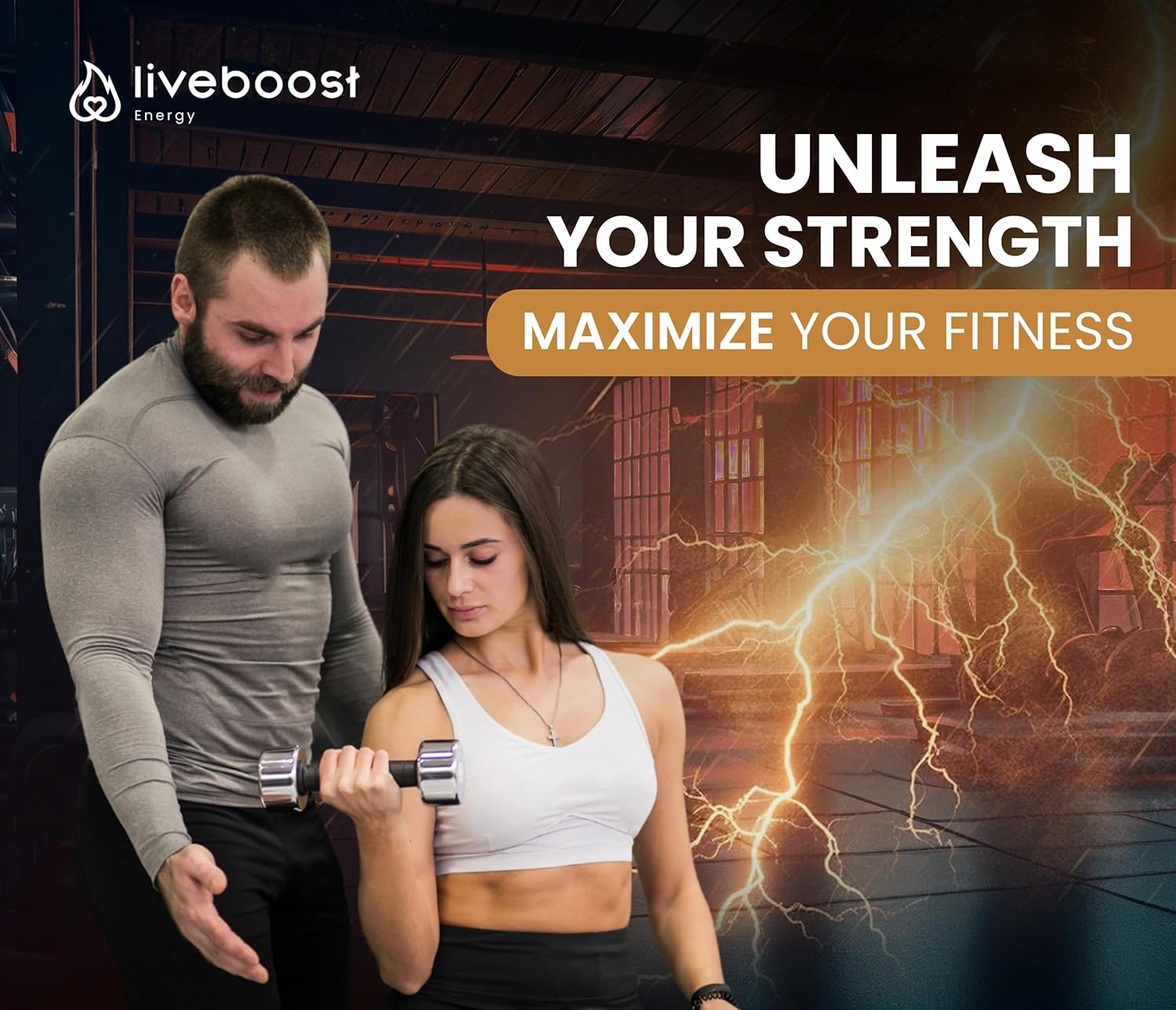 Fast Acting LIVEBOOST Supplement for Men and Women - Natural Ingredients, Energy & Circulation Support - 480ml