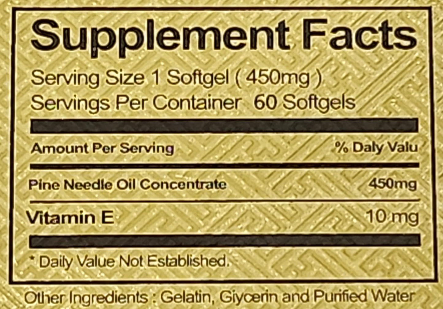 FDA Certified SOLNARA Korean Red Pine Needle Oil Capsules (120 Count) - Pure Red Pine Needle Oil Extract Supplement