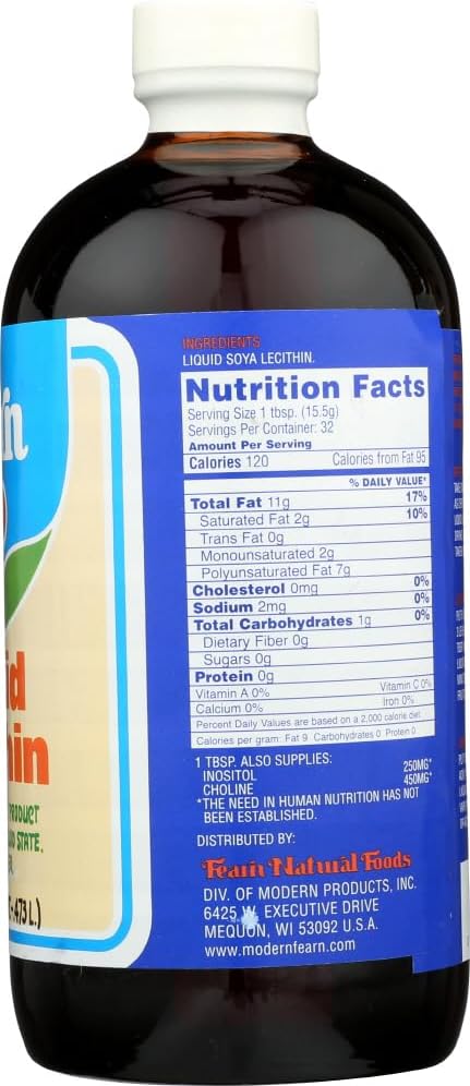 Fearns Soya Food Liquid Lecithin 16 Oz - 1059310s SOYA Food