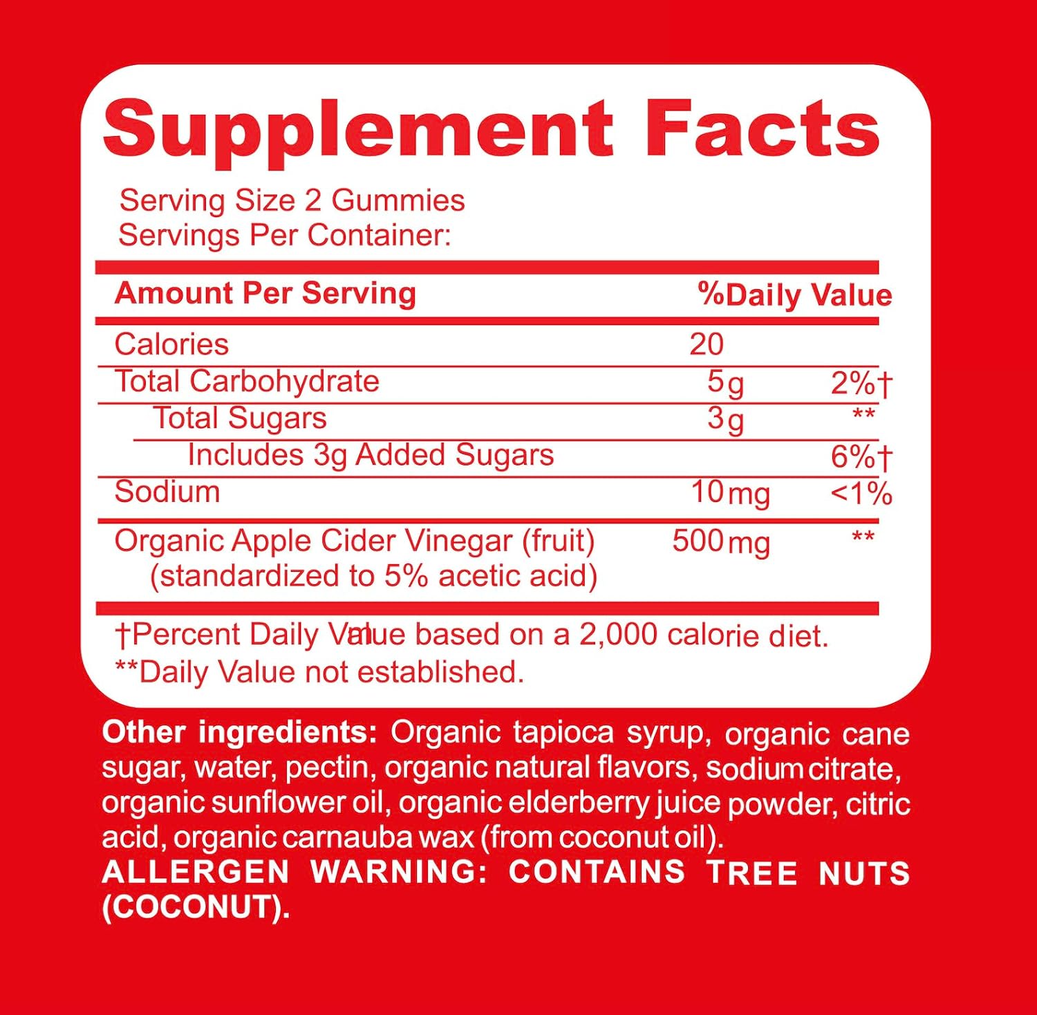 Feel Great Vitamins Organic Kids Apple Cider Vinegar Gummies | Supports Digestive Health with Natural Antioxidants | 60 Day Supply of Kids Gummy Vitamins