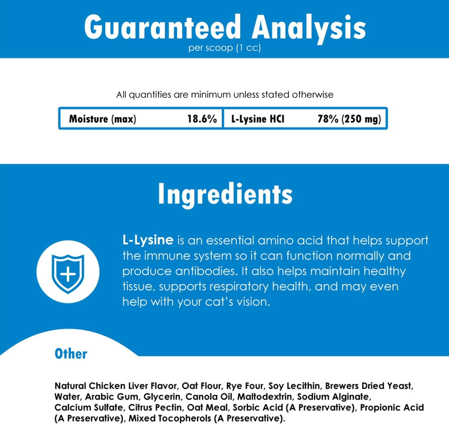 Felisyl Immune System Support Soft Chews for Cats - L-Lysine Amino Acid - Promotes Antibody Production - Supports Healthy Tissue, Respiratory Health, and Vision - Chicken Flavored - 180 Chews