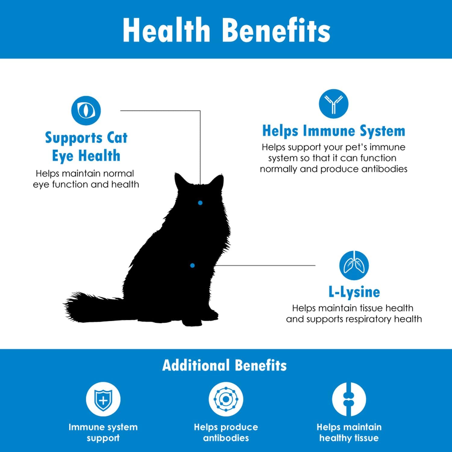 Felisyl Immune System Support Soft Chews for Cats - L-Lysine Amino Acid - Promotes Antibody Production - Supports Healthy Tissue, Respiratory Health, and Vision - Chicken Flavored - 180 Chews