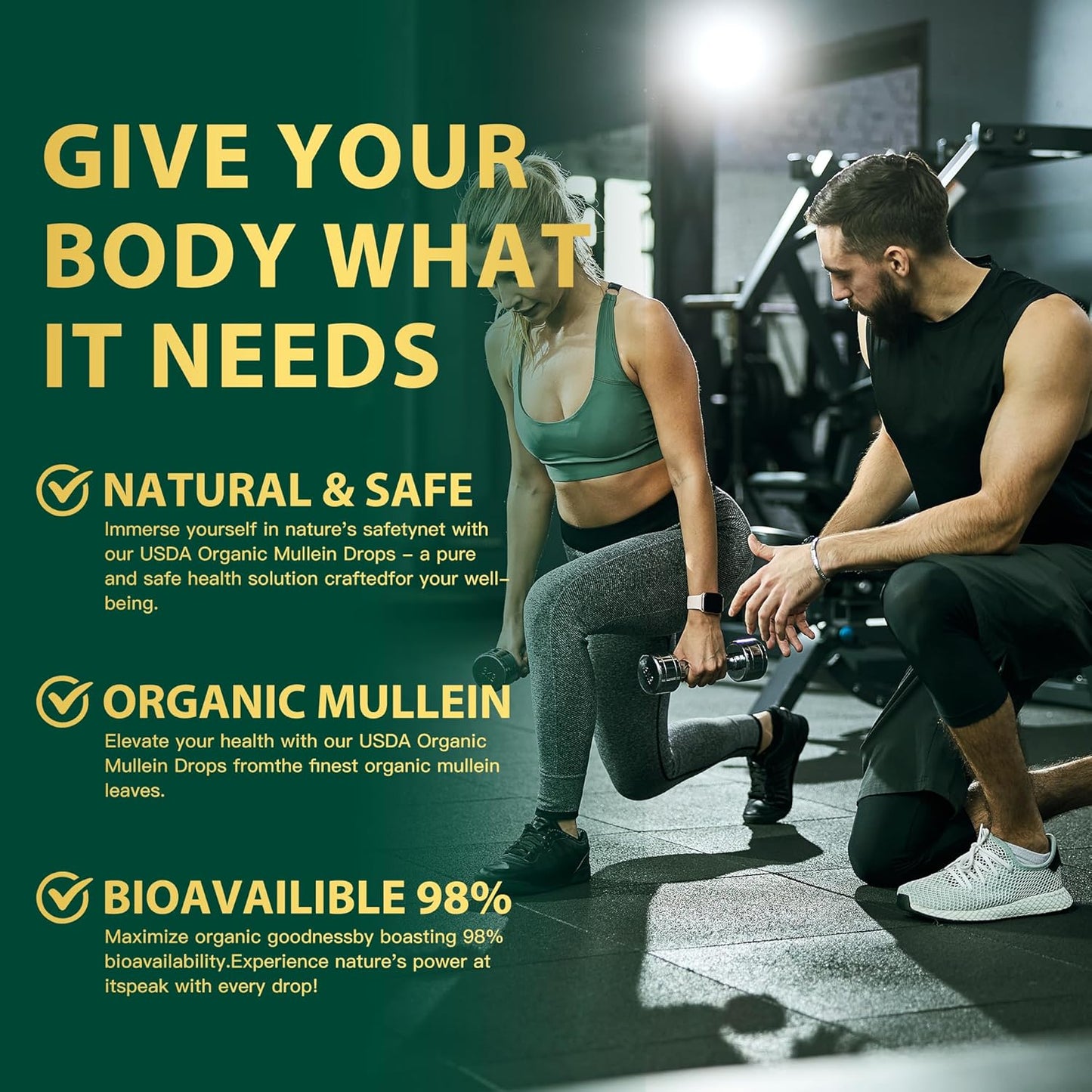 Feltwort Mullein Lung Cleanse Drops with Leaf Extract for Immune, Detox & Respiratory Support - Herbal Supplements - 2 Oz-6