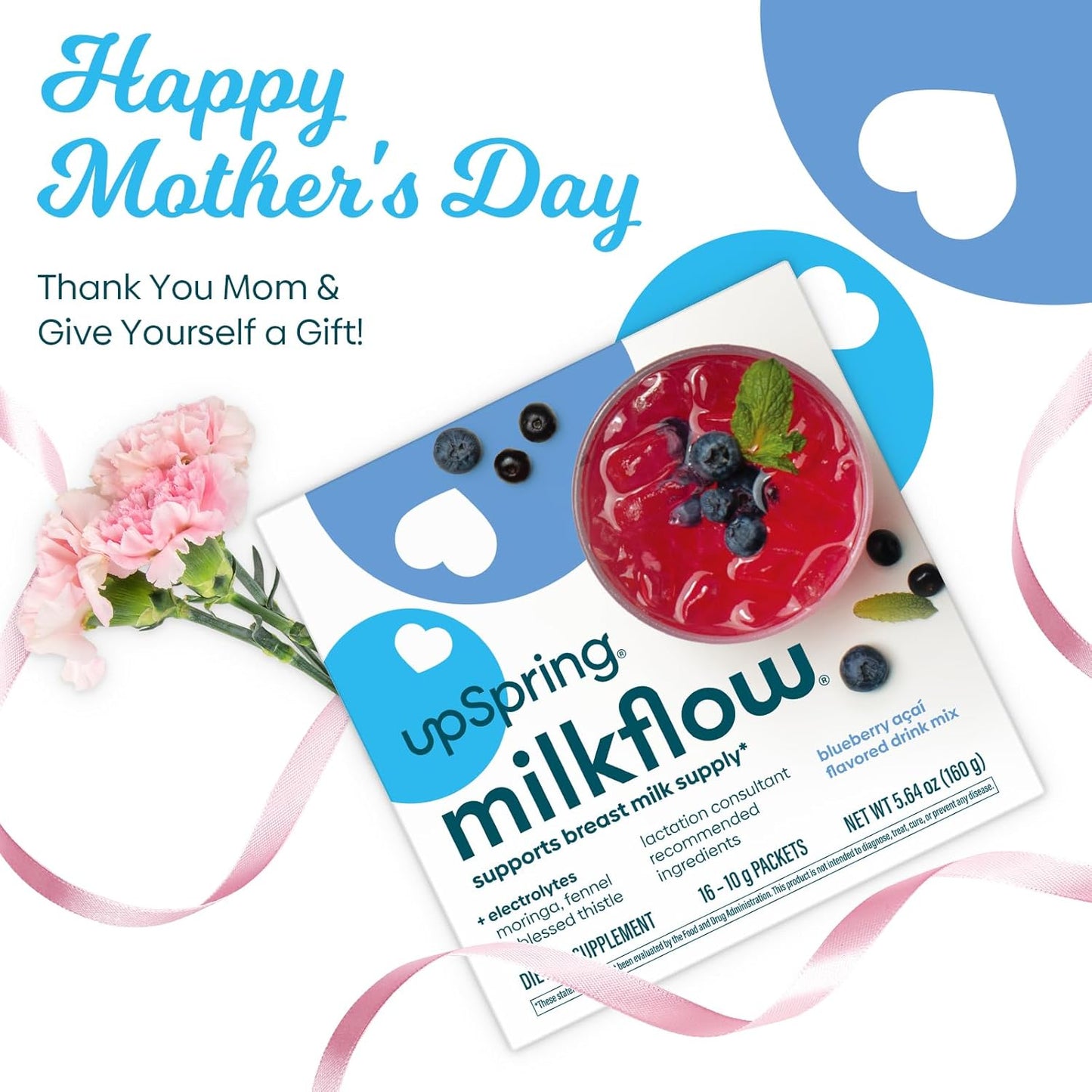 Fenugreek-Free Milkflow Drink Mixes with Moringa and Elderberry in Lemonade & Acai Flavors - Lactation Supplements