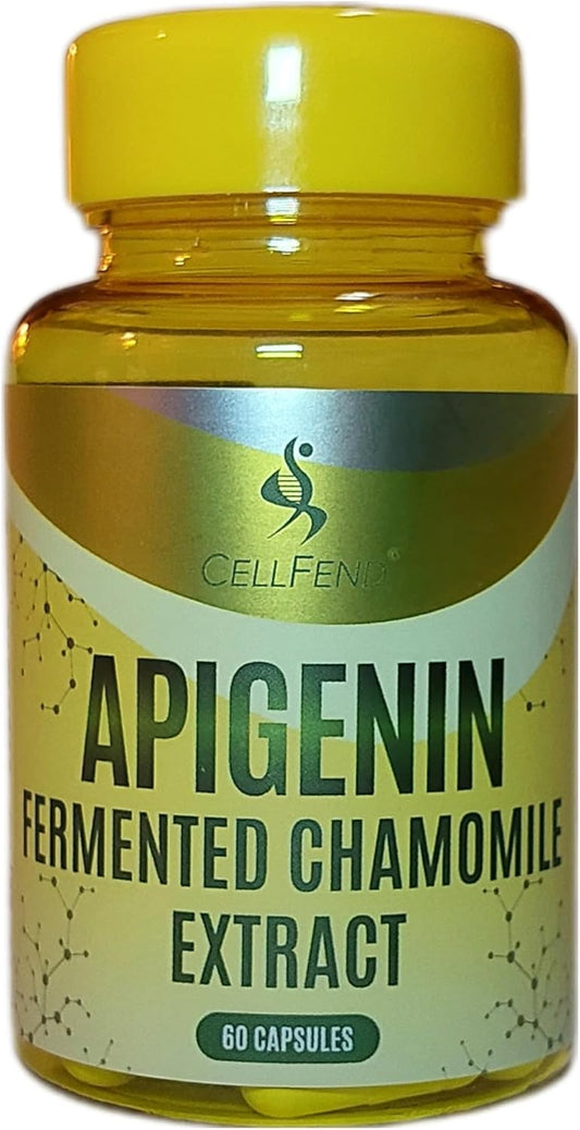Fermented Chamomile Extract Capsules with 100mg of Apigenin - 60 Vegan Capsules (500mg)